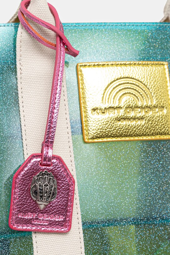 Kurt Geiger London torebka SOUTHBANK 9800769999 turkusowy