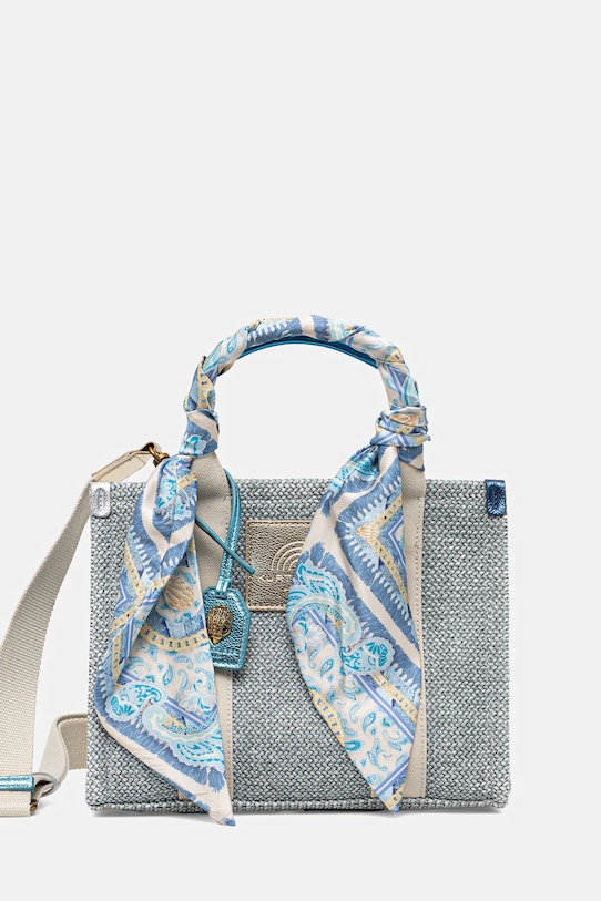 Kurt Geiger London torebka SOUTHBANK nie mieści A4 niebieski 9544586999