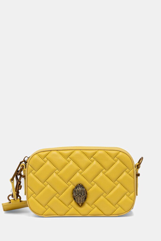 Кожаная сумочка Kurt Geiger London KENSINGTON кожа жёлтый 9078993109