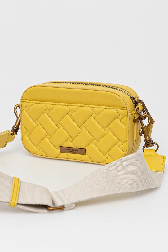 Аксессуары Кожаная сумочка Kurt Geiger London KENSINGTON 9078993109 жёлтый