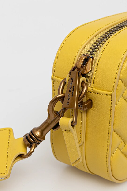 Кожаная сумочка Kurt Geiger London KENSINGTON жёлтый 9078993109