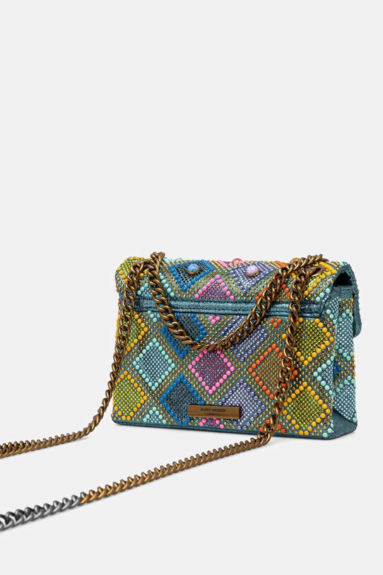 Doplňky Kabelka Kurt Geiger London KENSINGTON 4374978609 tyrkysová