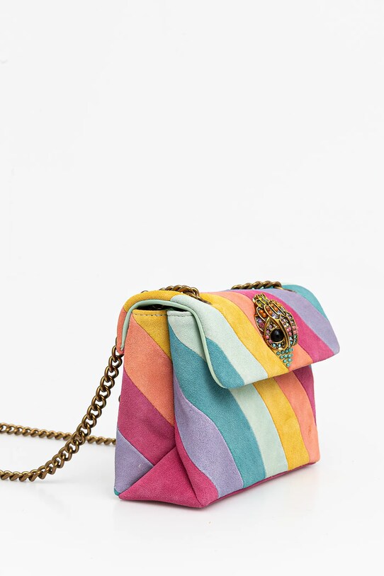 Kurt Geiger London geanta de mana din piele intoarsa KENSINGTON 4373899209 multicolor SS25