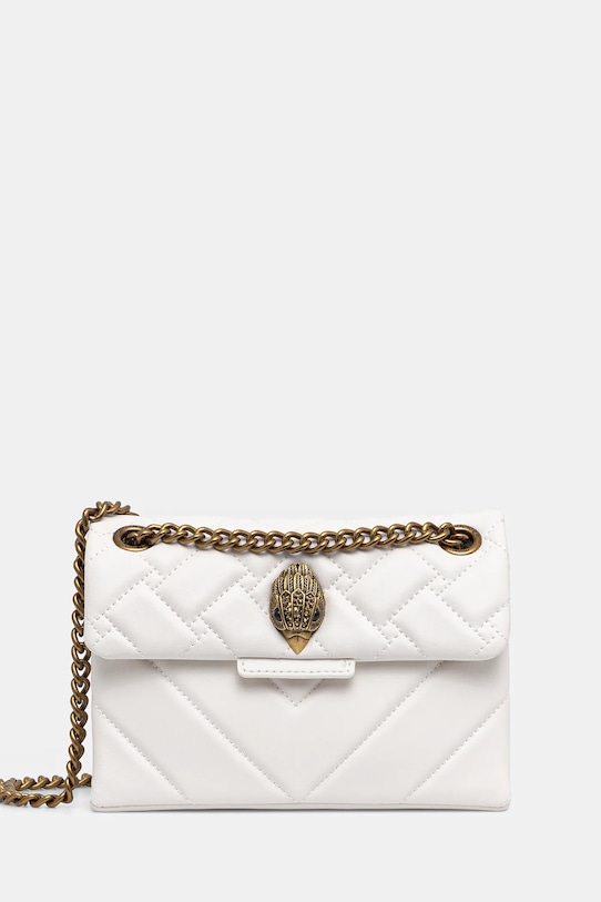 Usnjena torbica Kurt Geiger London KENSINGTON Ne ustreza A4 bela 4372810109