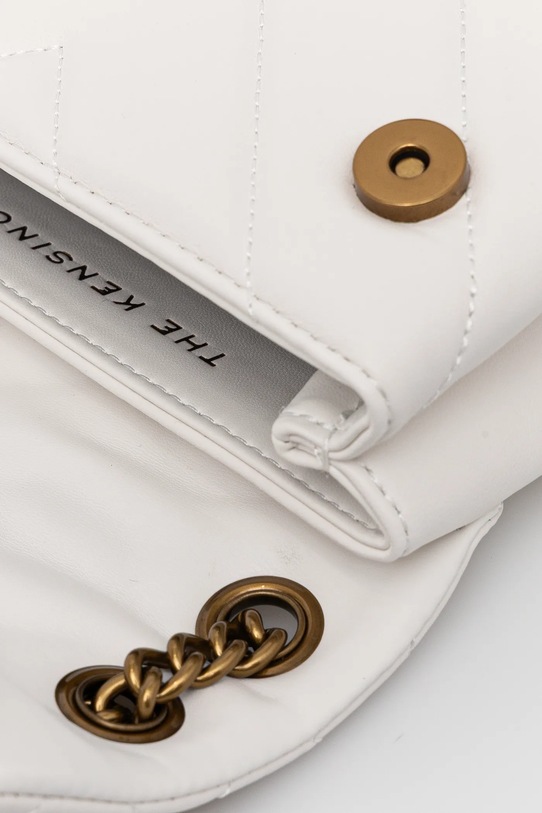 Usnjena torbica Kurt Geiger London KENSINGTON 4372810109 bela