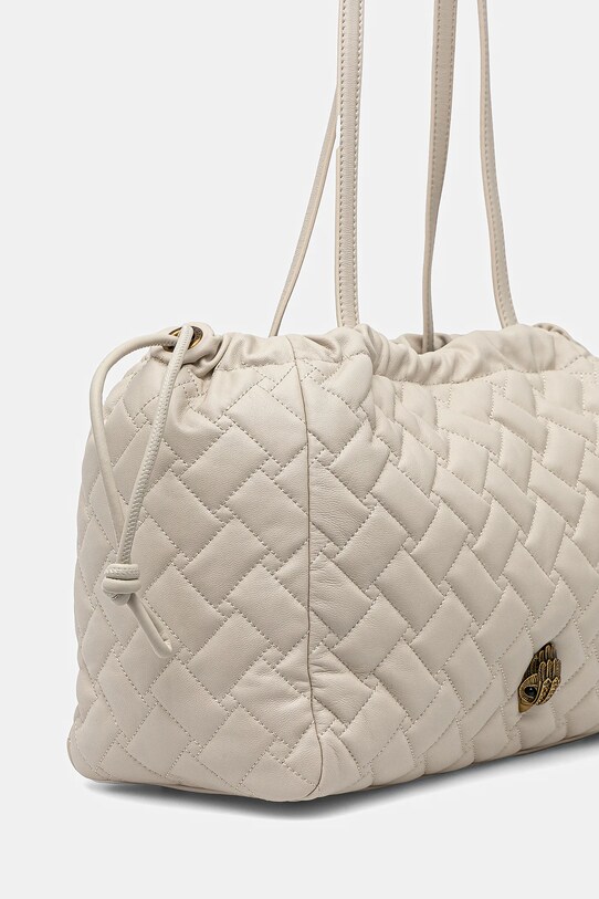 Accesorii Kurt Geiger London geantă de piele KENSINGTON 4370841109 bej