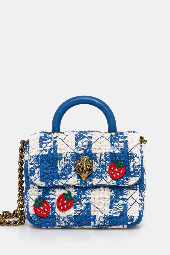 Kurt Geiger London geantă KENSINGTON cu modele albastru 4369886609