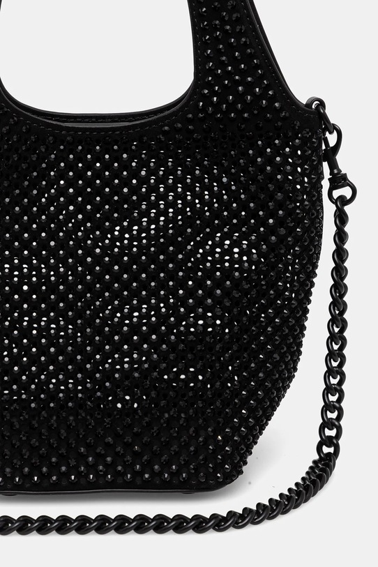 Akcesoria Kurt Geiger London torebka zamszowa CHELSEA 4359100209 czarny