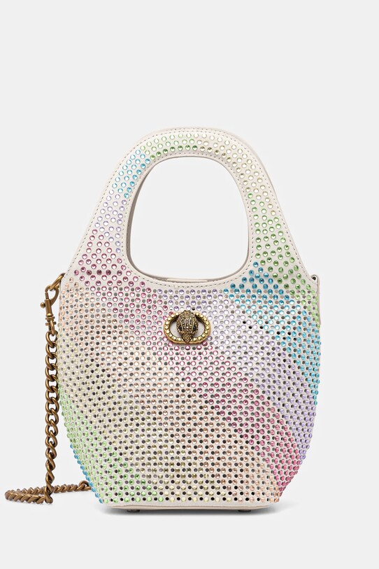 Kurt Geiger London geanta de mana din piele intoarsa CHELSEA nu incape in A4 bej 4359044209