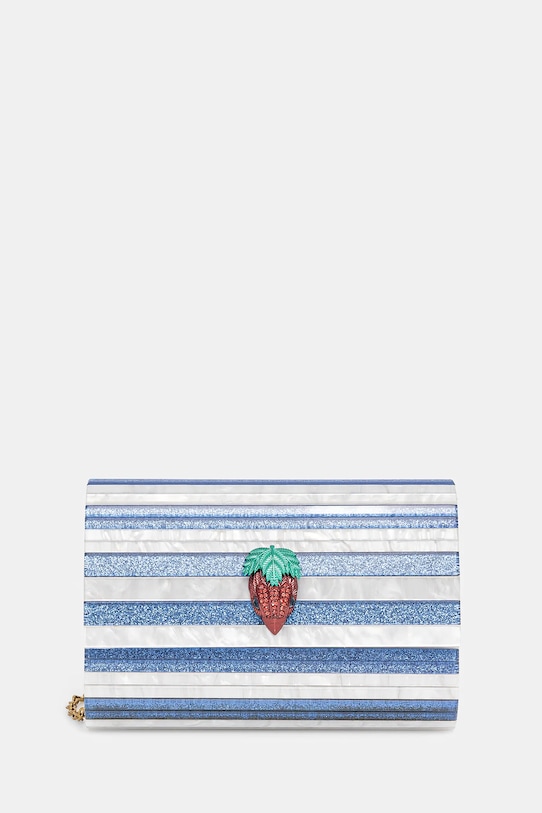 Kurt Geiger London kopertówka nie mieści A4 fioletowy 4357219979