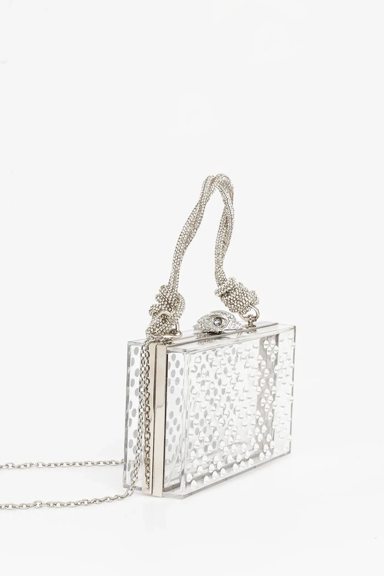 Kurt Geiger London lapos táska 4356463999 ezüst SS25