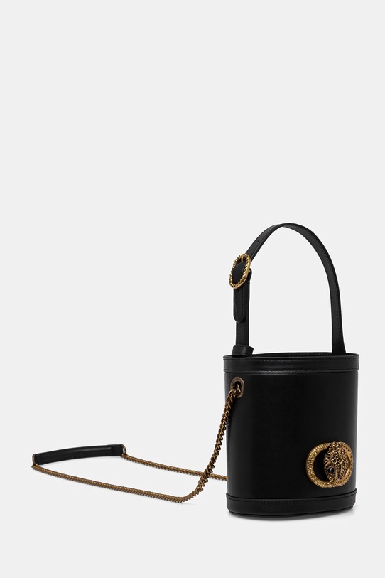 Kožená kabelka Kurt Geiger London CHELSEA 4354701169 čierna SS25