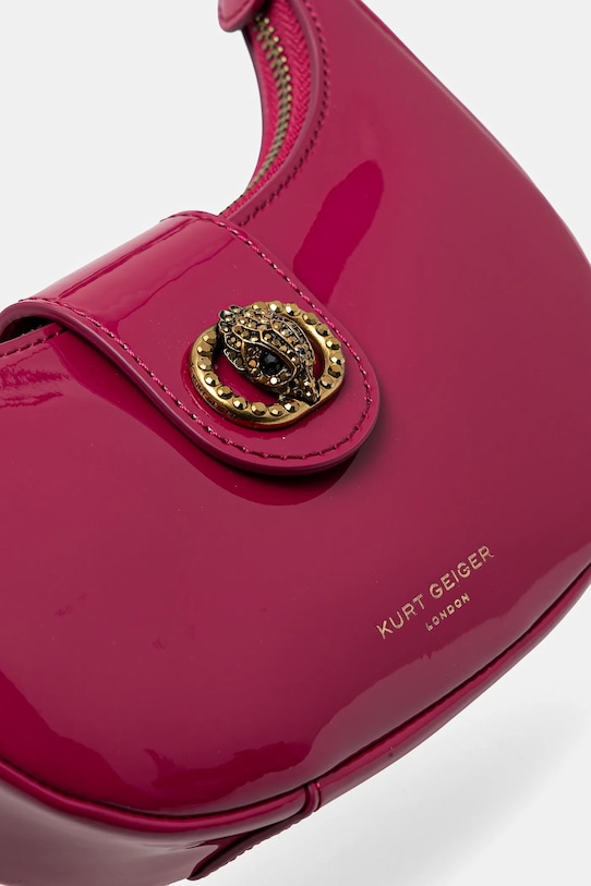Kožna torba Kurt Geiger London CHELSEA roza 4020152309