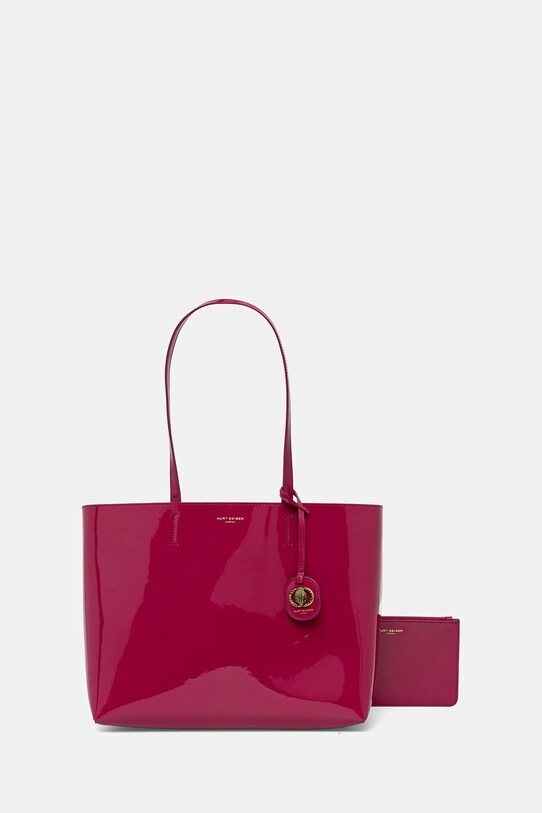 Kurt Geiger London bőr táska CHELSEA lakkbőr rózsaszín 3601452309