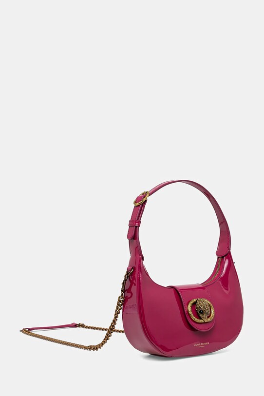 Kurt Geiger London torebka skórzana CHELSEA 3601152309 różowy SS25