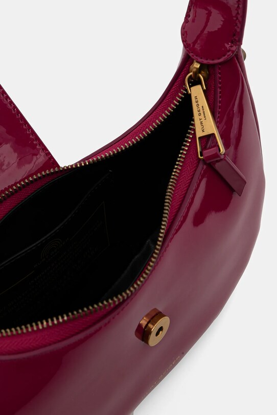 Kurt Geiger London torebka skórzana CHELSEA różowy 3601152309