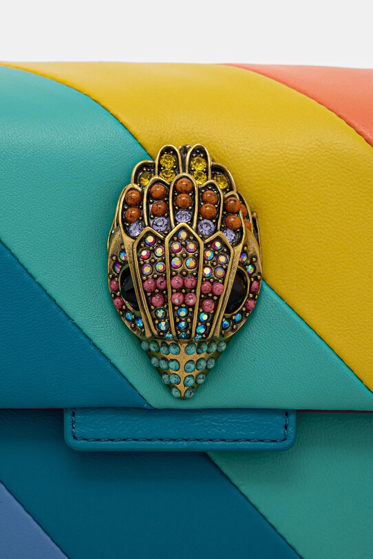 Kožená kabelka Kurt Geiger London KENSINGTON vícebarevná 3586899109