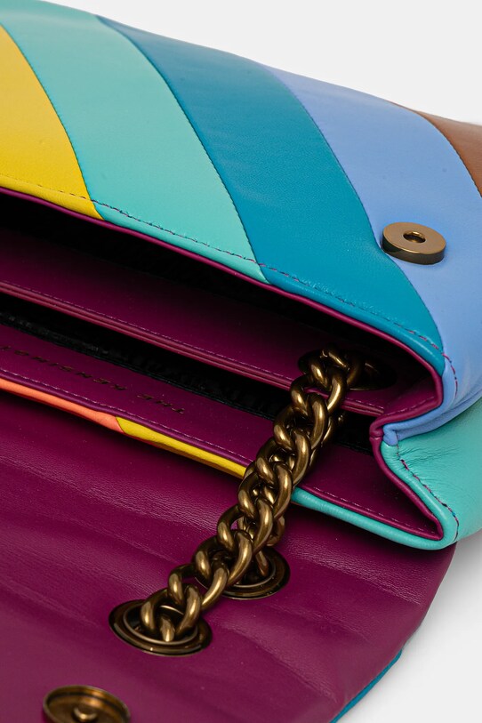 Kožená kabelka Kurt Geiger London KENSINGTON 3586899109 vícebarevná