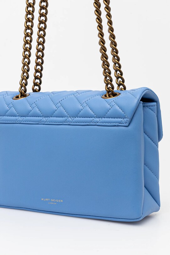 Accesorii Kurt Geiger London geantă de piele KENSINGTON 3586282109 violet