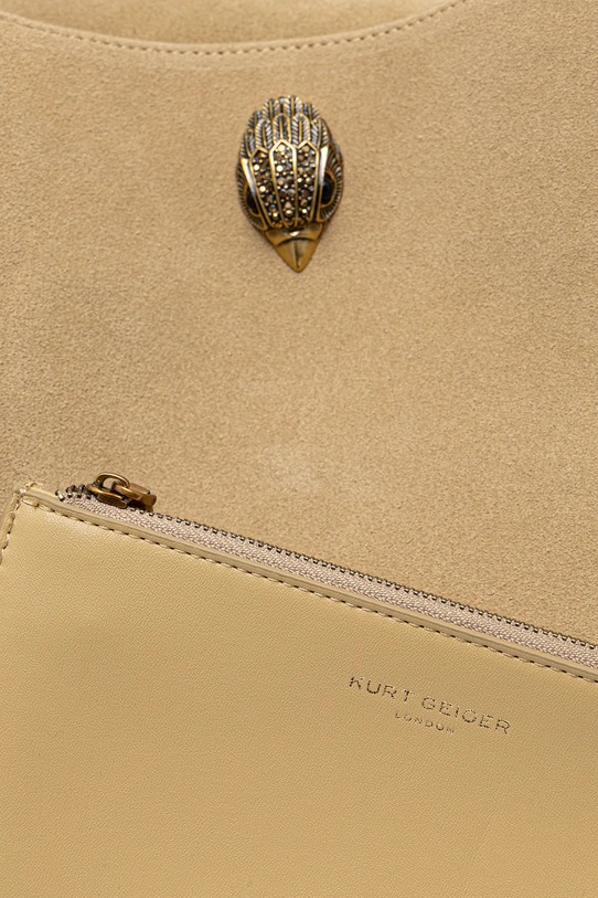 Kurt Geiger London geantă de mana din piele întoarsă verde 3576073209