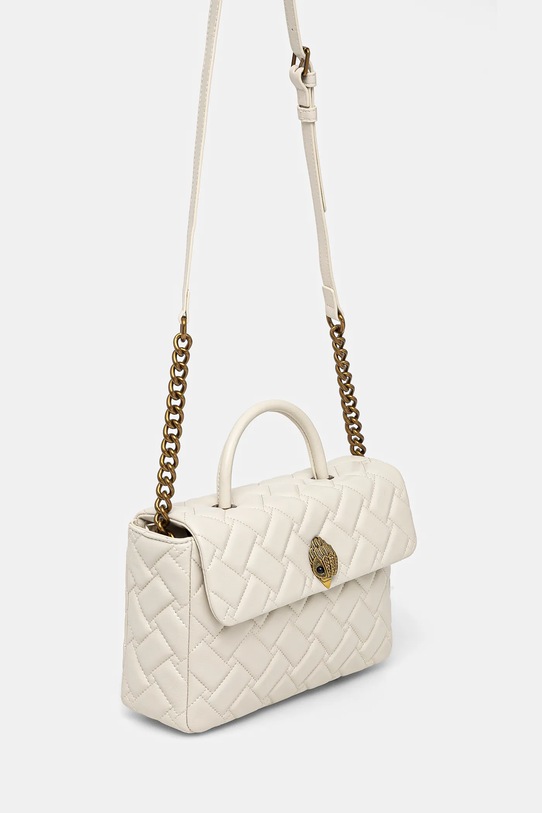 Kurt Geiger London torebka skórzana KENSINGTON 2709541109 beżowy SS25