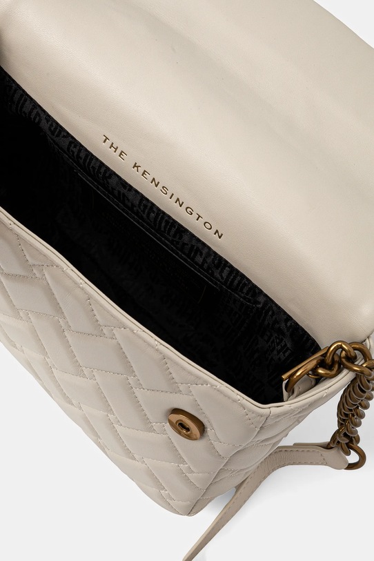 Kurt Geiger London torebka skórzana KENSINGTON 2709541109 beżowy