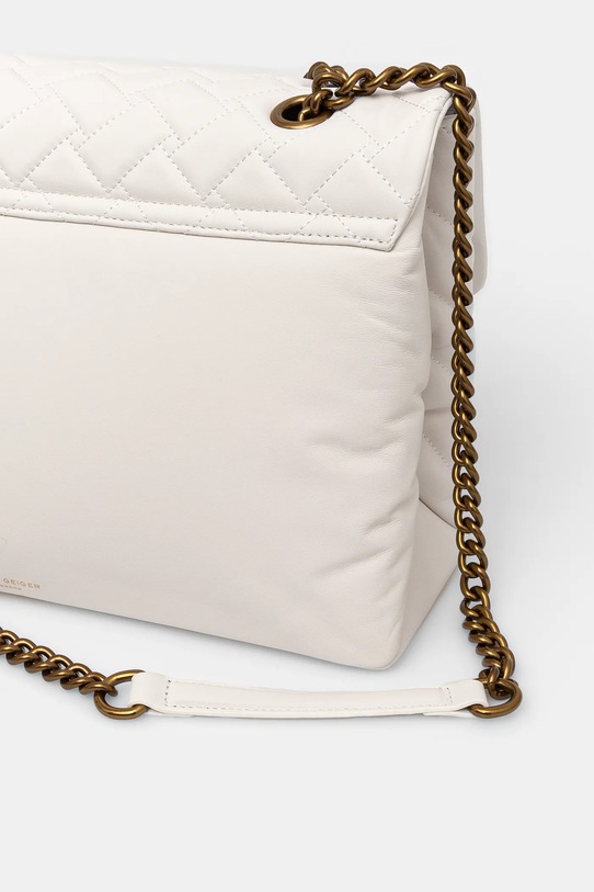 Accesorii Kurt Geiger London poseta de piele KENSINGTON 1100510109 alb