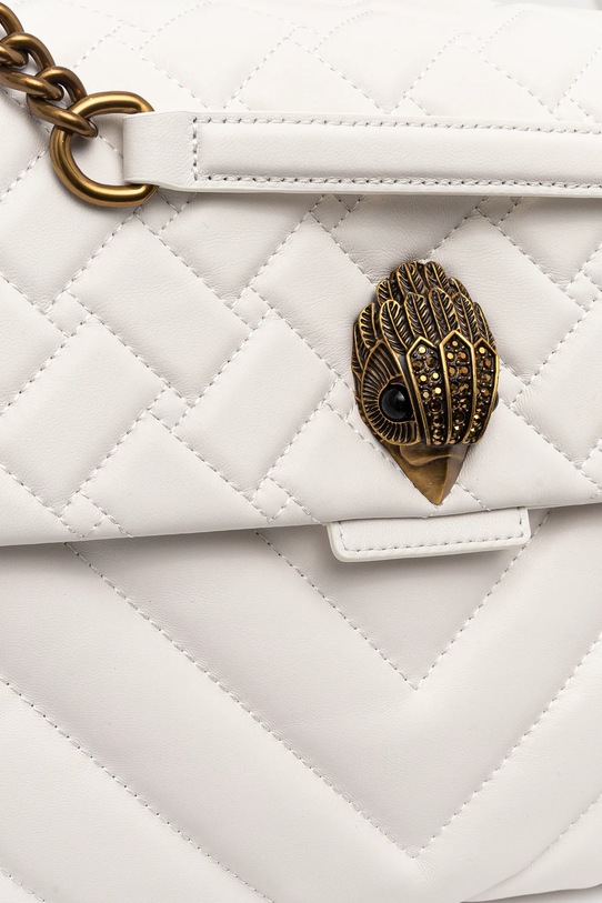 Kurt Geiger London poseta de piele KENSINGTON alb 1100510109