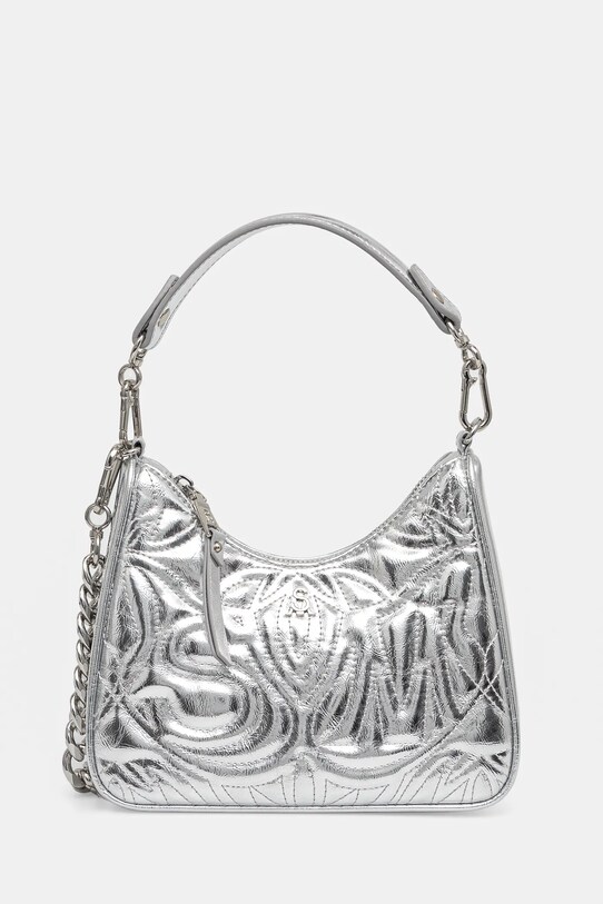 Kabelka Steve Madden Blimited jemný vzor stříbrná SM13001563