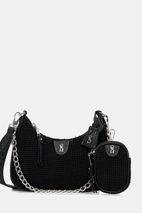 Kabelka Steve Madden Bvital-W jednofarebný čierna SM13000840