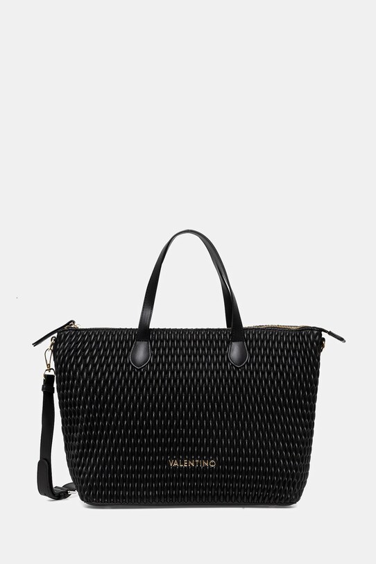 Valentino Bags torebka imitacja skóry licowej czarny VBS8DA03