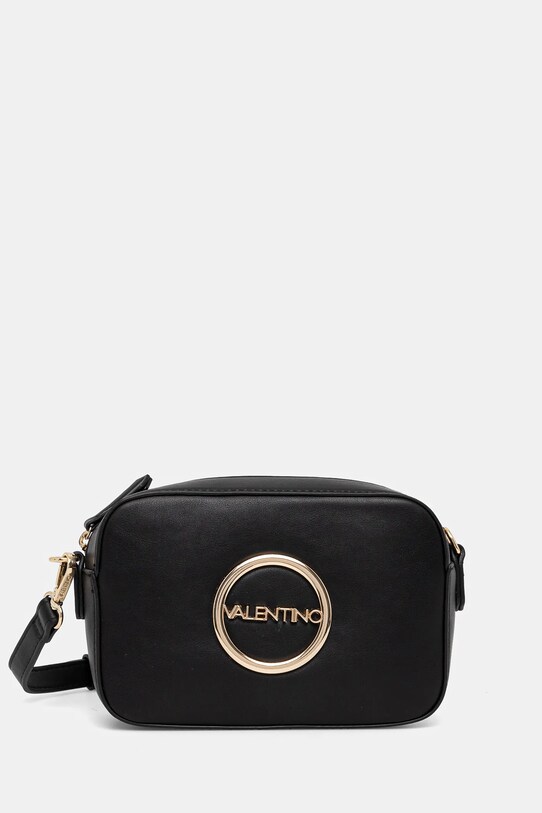Τσάντα Valentino Bags απομίμηση λείου δέρματος μαύρο VBS8A616