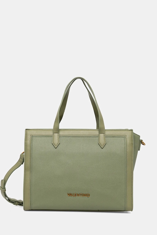 Τσάντα Valentino Bags απομίμηση λείου δέρματος πράσινο VBS8G504