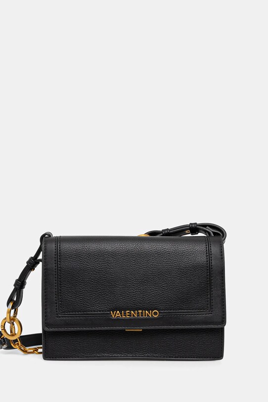 Τσάντα Valentino Bags απομίμηση λείου δέρματος μαύρο VBS8G509