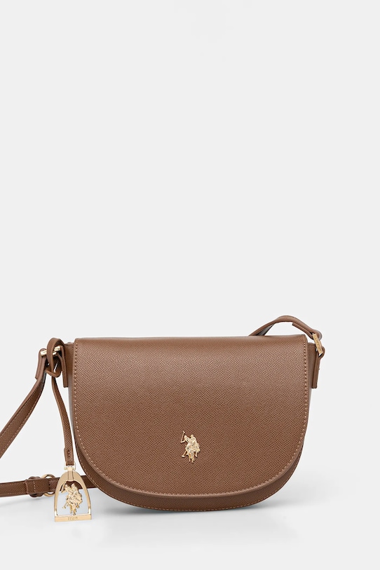 U.S. Polo Assn. torebka Jones nie mieści A4 brązowy BEUJE8654WVP