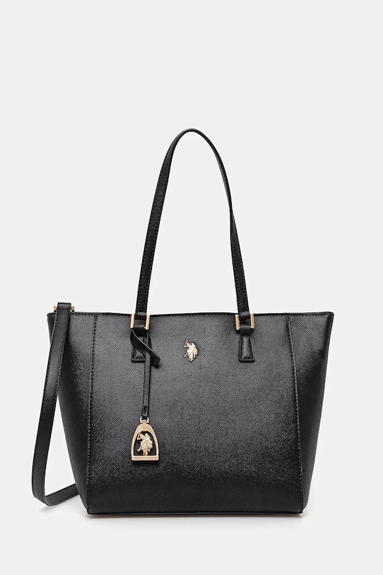 U.S. Polo Assn. torebka Jones mieści A4 czarny BEUJE8657WVP