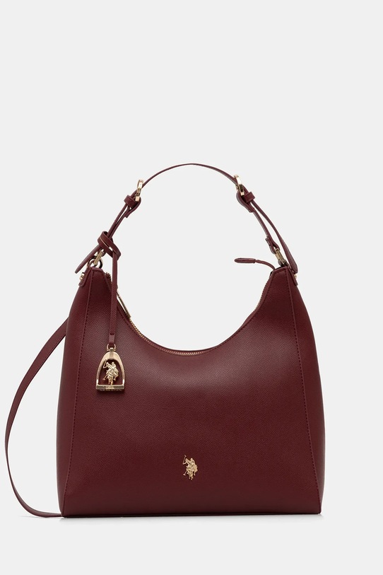 U.S. Polo Assn. torebka Jones nie mieści A4 bordowy BEUJE8667WVP