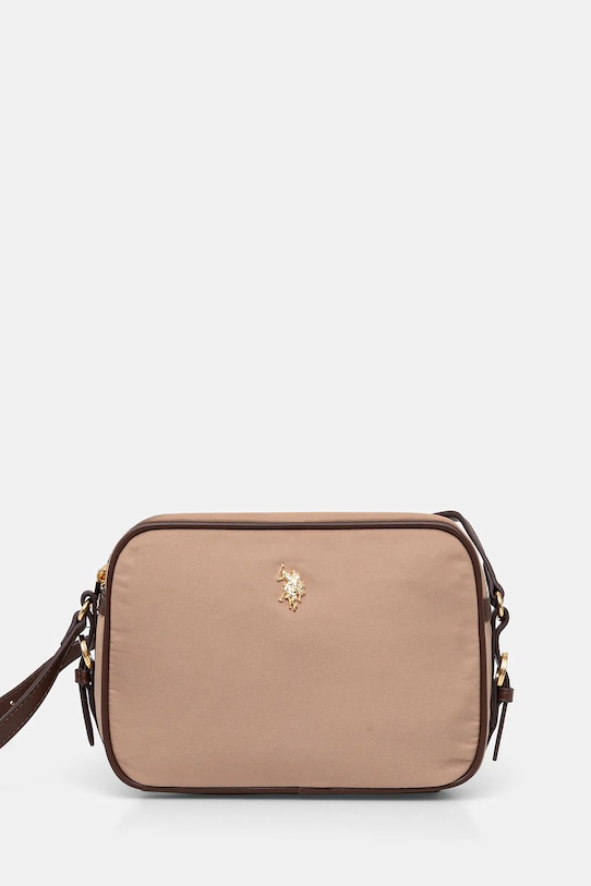 U.S. Polo Assn. torebka Houston nie mieści A4 brązowy BEUHU6381WZC