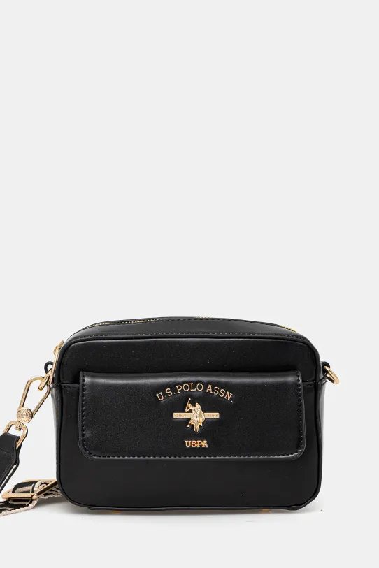 U.S. Polo Assn. torebka Heat nie mieści A4 czarny BEU7H8620WVP
