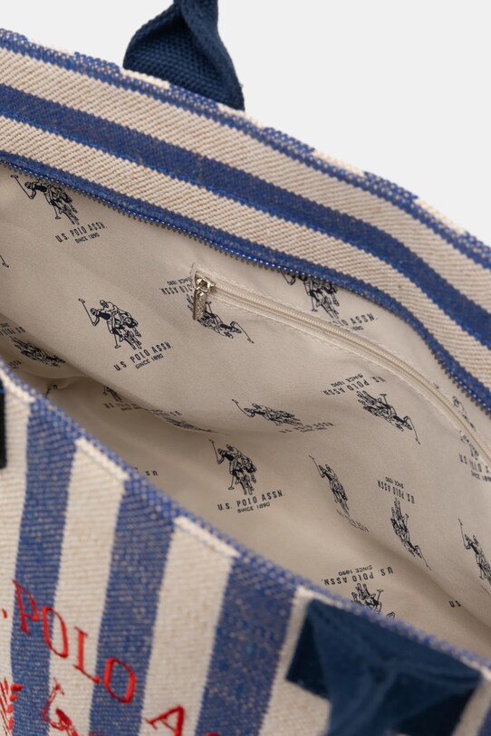 Памучна чанта U.S. Polo Assn. Pool BEU2P8693WCO виолетов