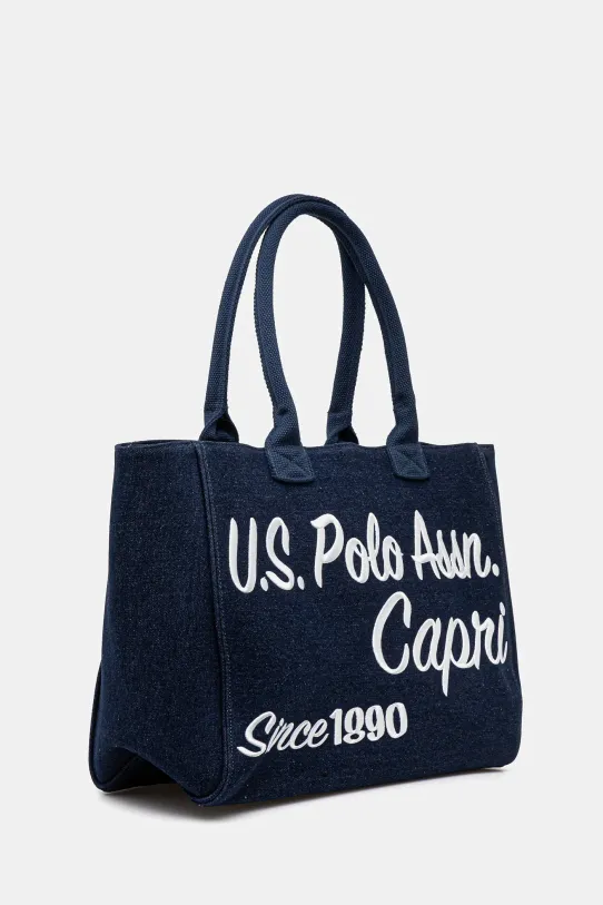 Pamučna torba U.S. Polo Assn. Pool BEU2P8697WCO mornarsko plava SS25