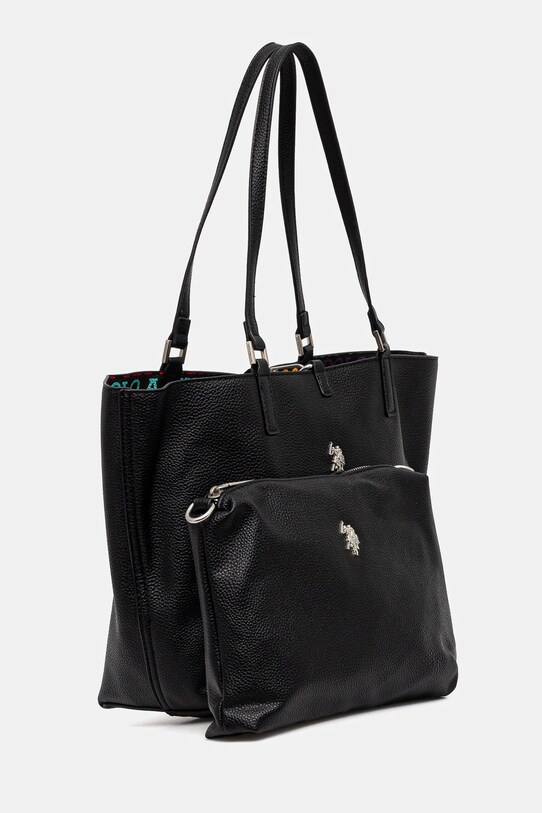U.S. Polo Assn. kétoldalas táska Rogersville BEURR8709WVP fekete SS25