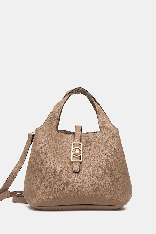 U.S. Polo Assn. kézitáska Sun szintetikus bőr barna BEU4S8599WVP
