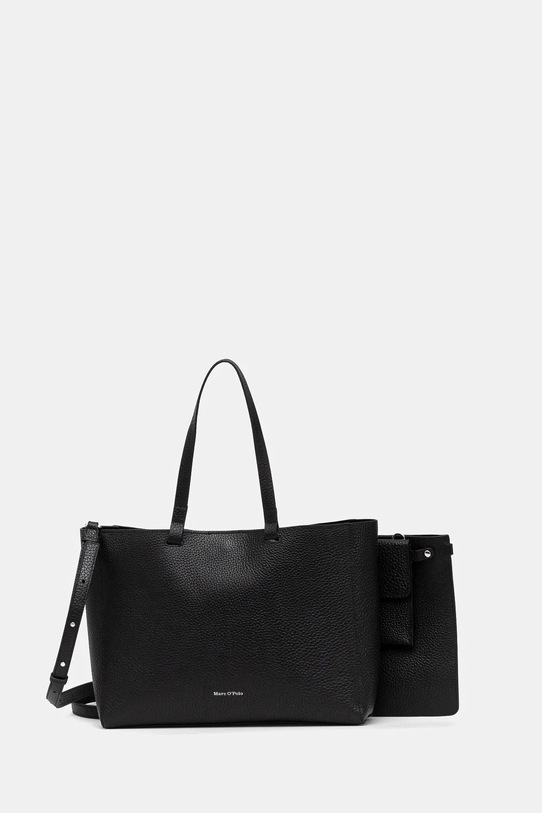 Marc O'Polo torebka skórzana skóra licowa czarny 50219650202109