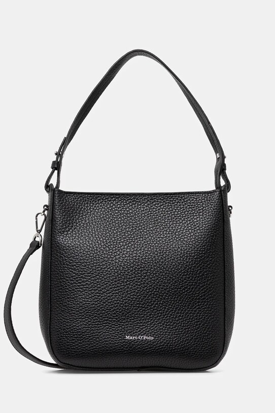 Kožená kabelka Marc O'Polo usňová koža čierna 50219651001109