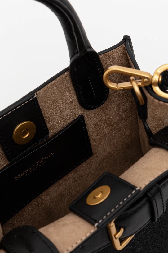 Kožená kabelka Marc O'Polo 50318760701141 černá