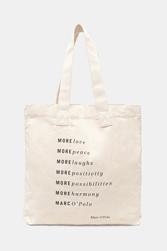 Marc O'Polo geanta de bumbac incape in A4 bej 50319730201635
