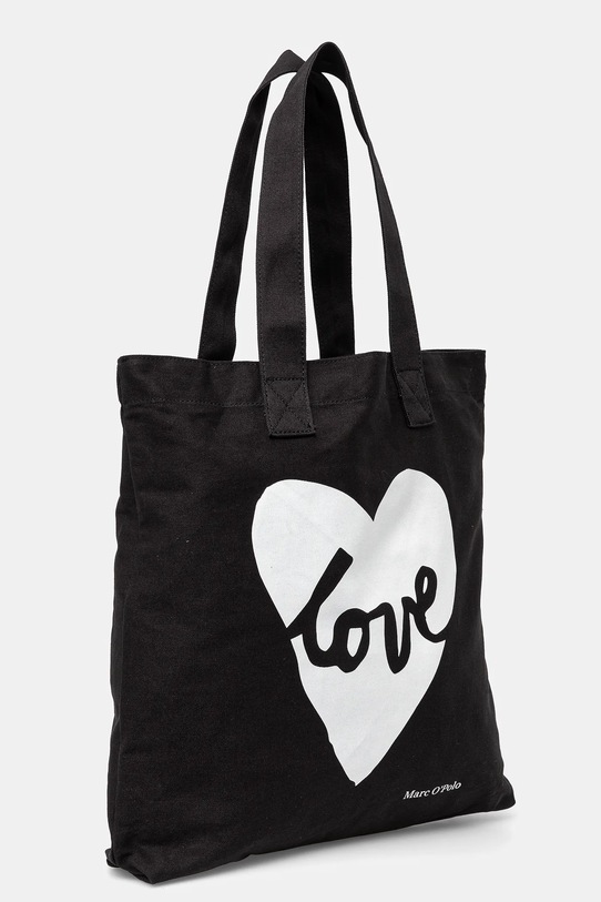 Bavlnená taška Marc O'Polo 50319730201635 čierna SS25