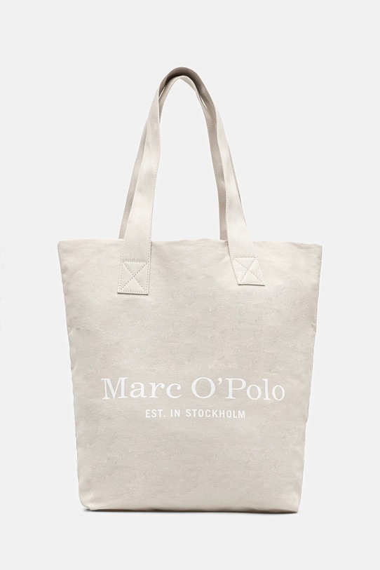 Marc O'Polo torebka bawełniana mieści A4 beżowy 50411900201635