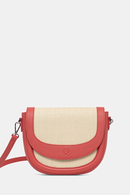 Kabelka United Colors of Benetton imitácia kože ružová 6NYFDY07R